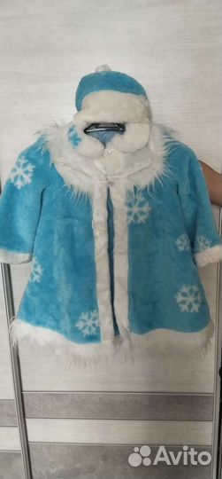 Новогодний костюм снегурочки для девочки