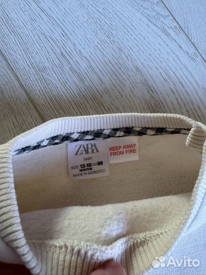 Свитшот для девочки zara 86