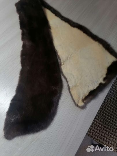 Меховой воротник норковый