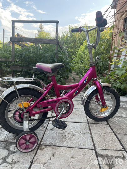 Детский велосипед четырехколесный 12