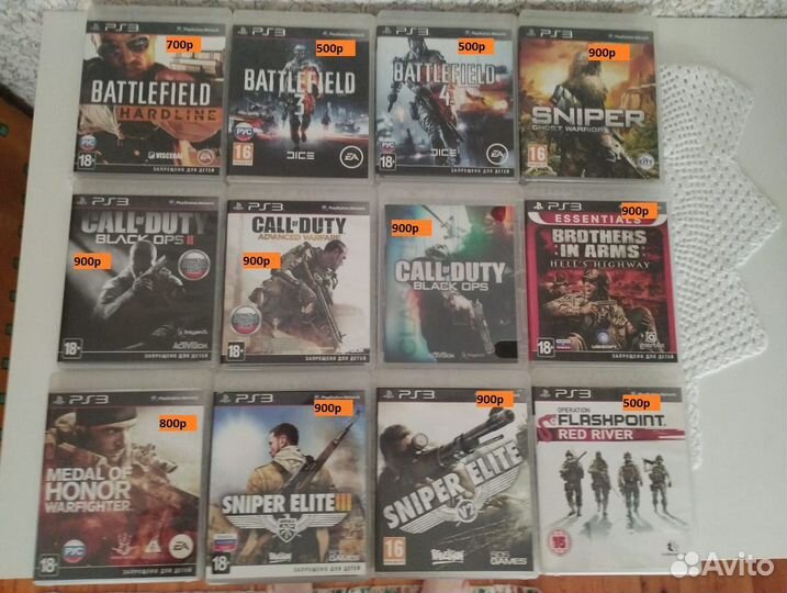 Игры PS3. От 6+ до 18+