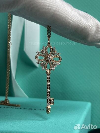 Колье Tiffany & co Victoria Key розовое золото