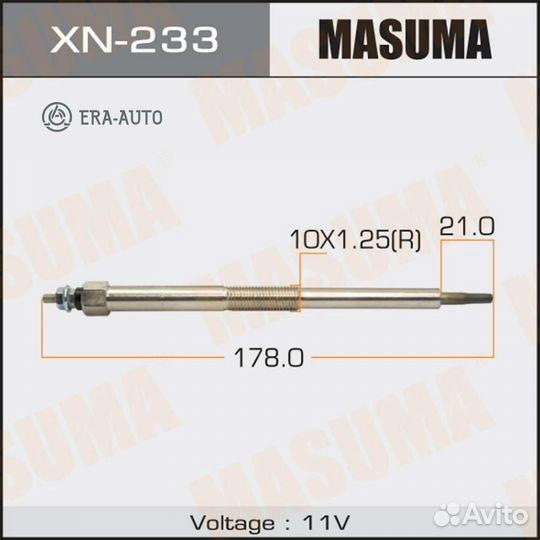Masuma XN-233 Свеча накала