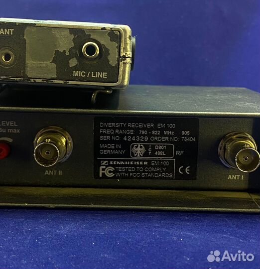 Sennheiser diversity receiver ew 100 (ресивер)