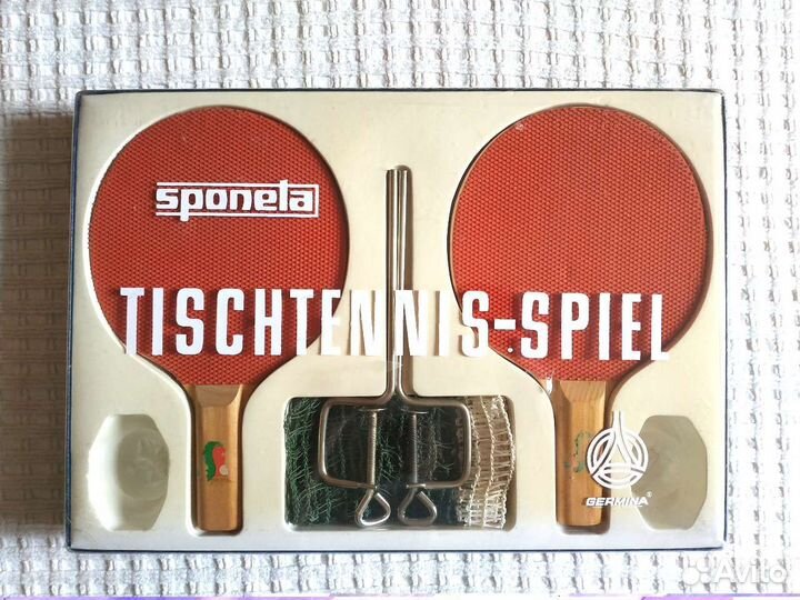 Винтажный набор для настольного тенниса Sponeta