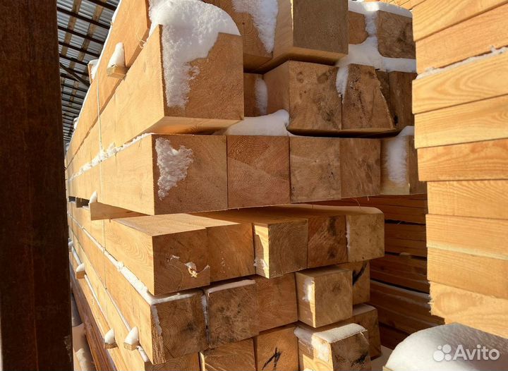 Брус обрезной 150х150х6000мм 1 сорт ГОСТ