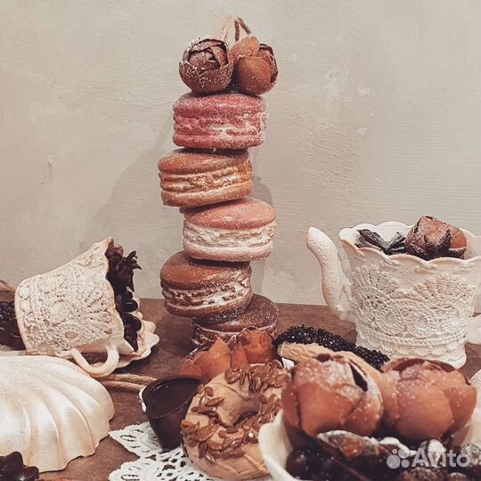 Набор елочных украшений 12 шт. Ручная работа