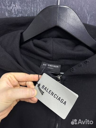 Зип-Худи Balenciaga Paris Moon