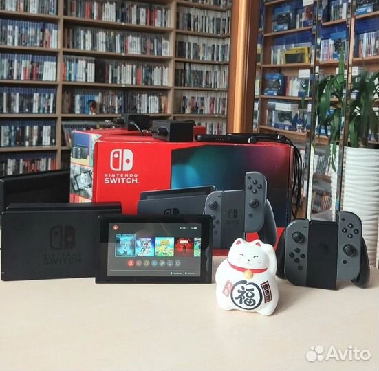 Nintendo Switch +50 игр 160 GB прошитая