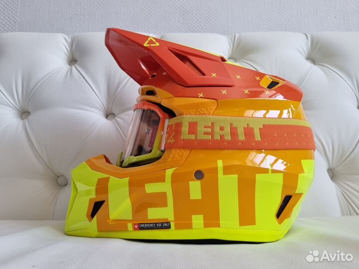 Шлем Citrus Leatt helmet KIT moto 7.5 + очки