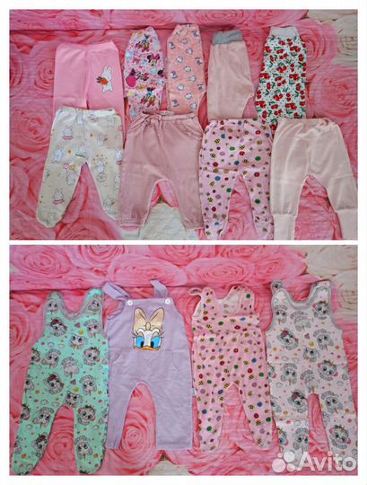 Детские вещи пакетом на девочку 56-74