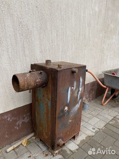 Печь в гараж на водяном контуре