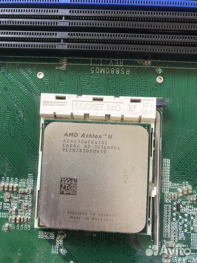 Материнская плата Acer Inc+проц Amd Athlon 2