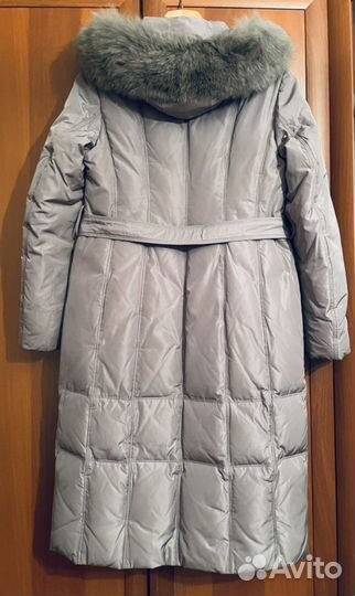 Пуховик женский clasna длинный 46