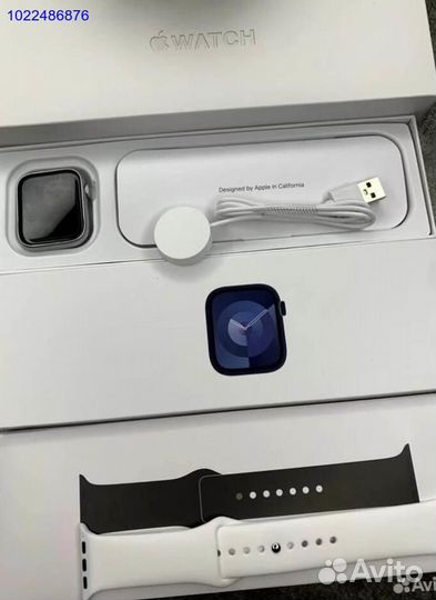 Apple watch 9 45 mm яблоко при включении