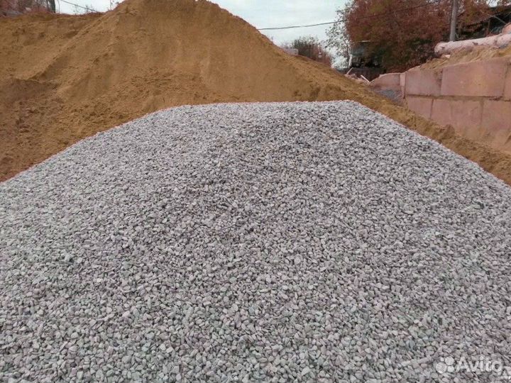 Щебень \ Отсев гравийный 40 фракции от трех кубов