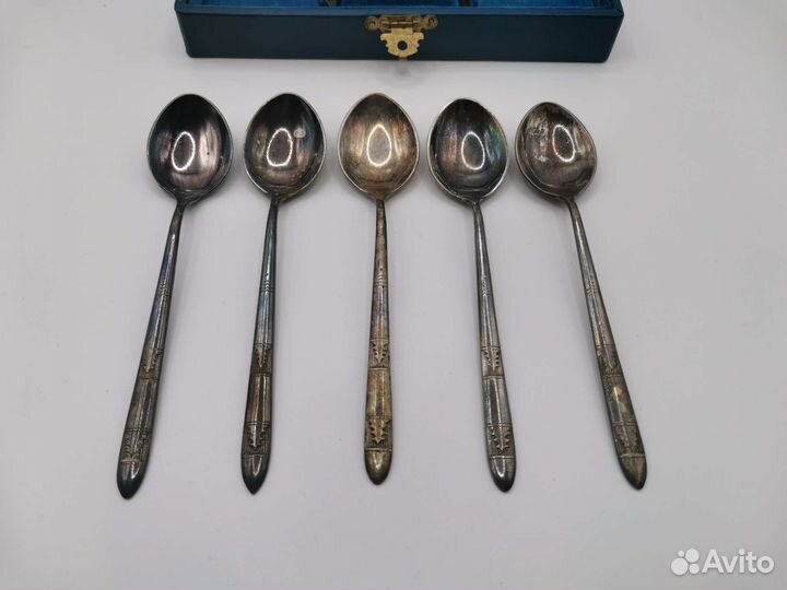 Ложки чайные Посеребренные мнц РСФСР (Ч)