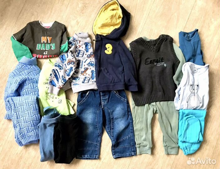 Вещи пакетом на мальчика 80