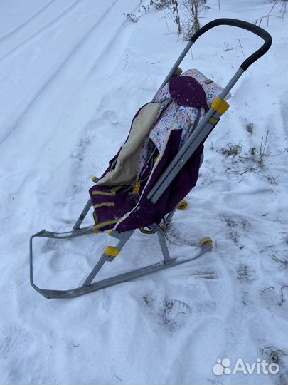 Коляска санки