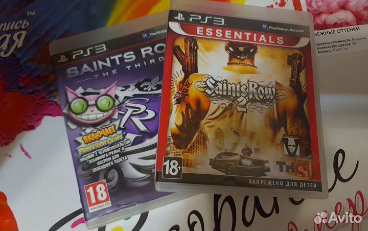 Диски ps3 Saints Row