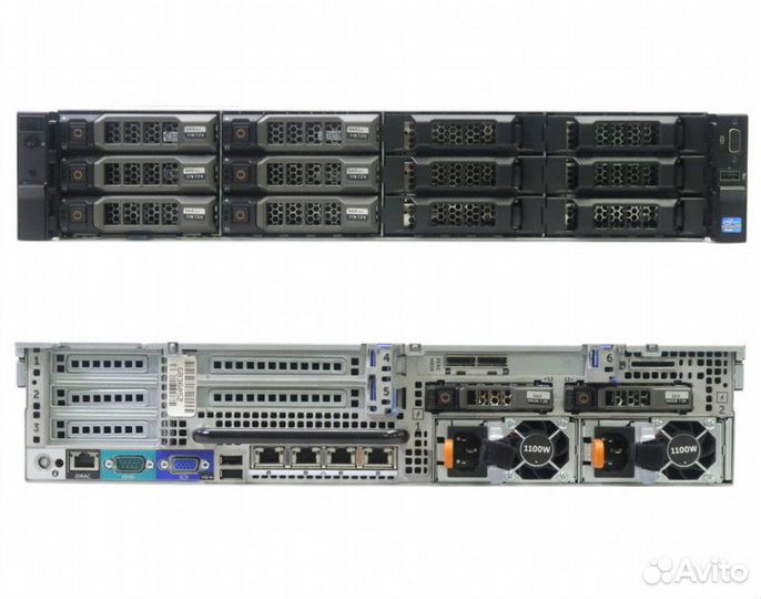 Сервер Dell R720XD 2x Xeon E5-2667v2/ 192GB RAM