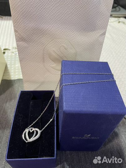 Колье подвеска swarovski