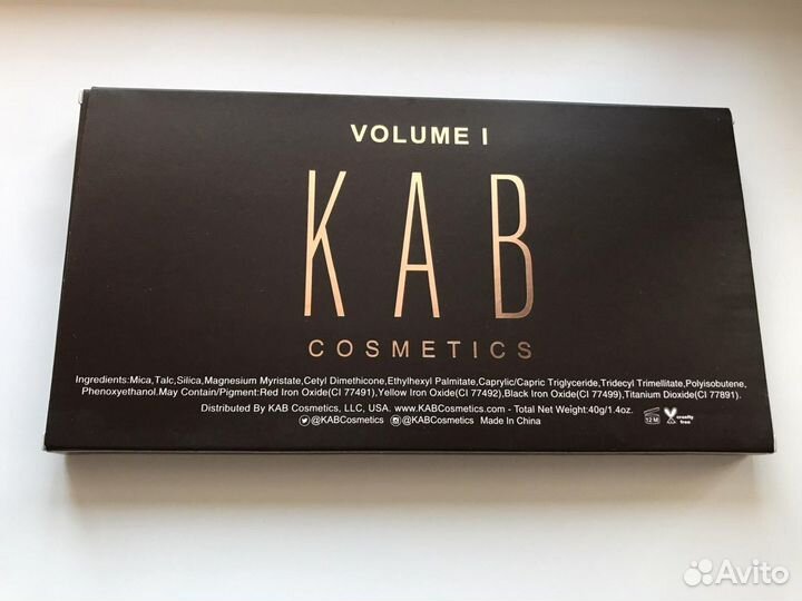 Палетка для контуринга новые KAB cosmetics