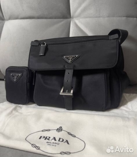 Мужская сумка Prada через плечо