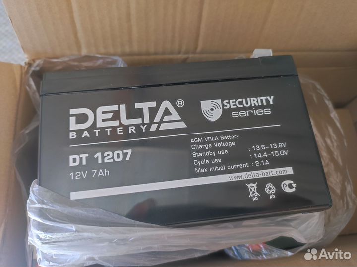 Аккумулятор Delta DT 1207
