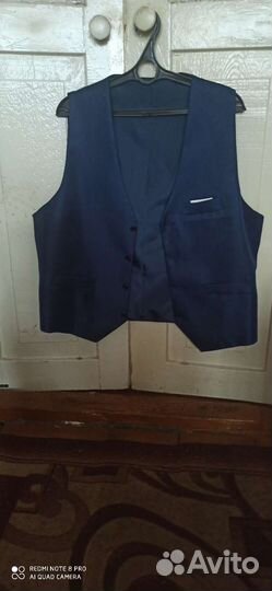 Мужской костюм тройка 56