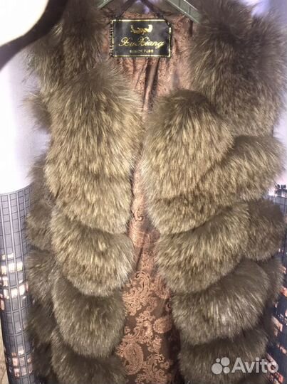 Шуба из песца