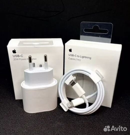 Блок быстрой зарядки iPhone 20w type-s