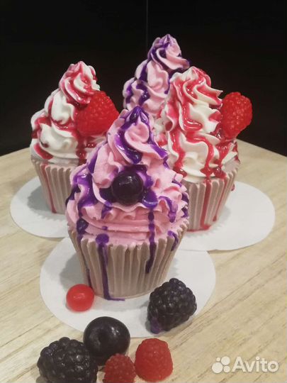 Мыло-капкейк