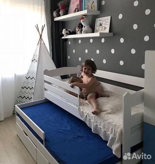 Выдвижная кровать модель Классика-mix