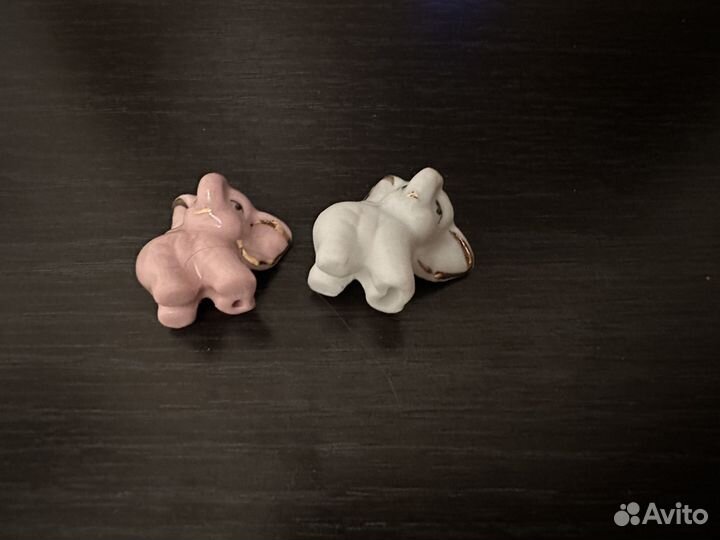 Фарфоровые слоники из Чехии