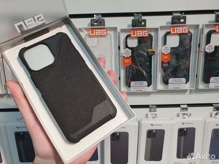 Чехол UAG Metropolis LT Kevlar Black Оригинал