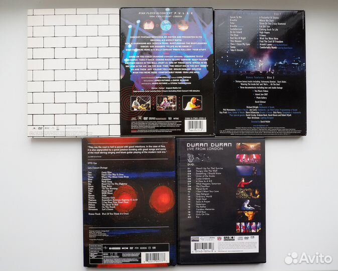 Музыка на DVD, концерты Pink Floyd и др