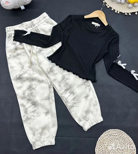 Модный костюм с брюками, 122-146