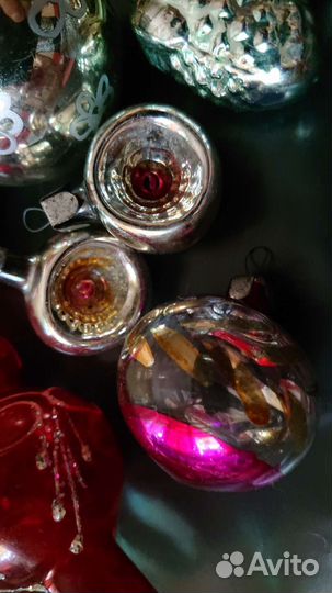 Шар Глинка Прожектор Елочные игрушки СССР