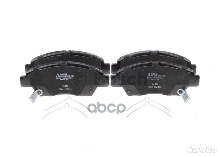 0 986 494 562 колодки дисковые передние Honda