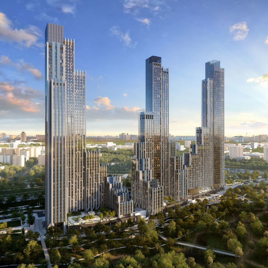 3-к. квартира, 86,6 м², 5/56 эт.