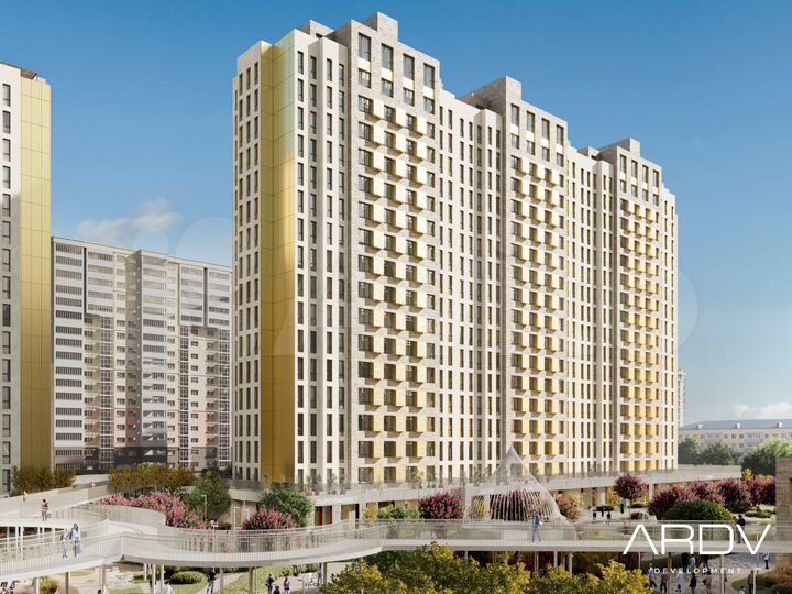 1-к. квартира, 40,9 м², 15/16 эт.