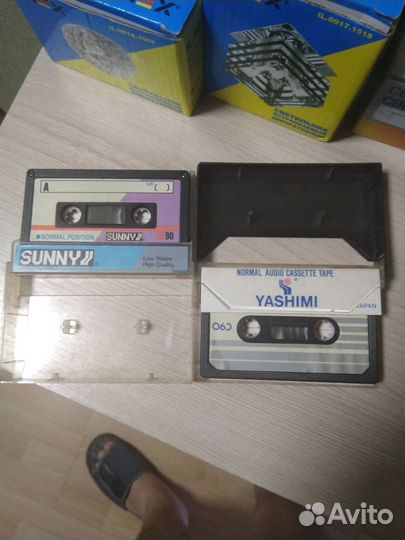 Аудиокассеты с записью tdk basf sunny