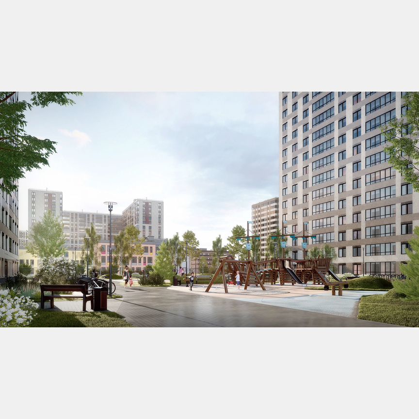1-к. квартира, 60,7 м², 2/16 эт.