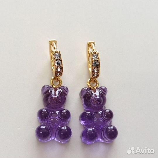Серьги мишки