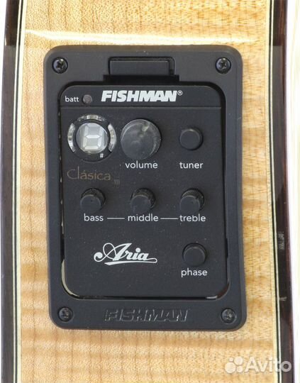 Электроакустическая классическая гитара Aria A-48C