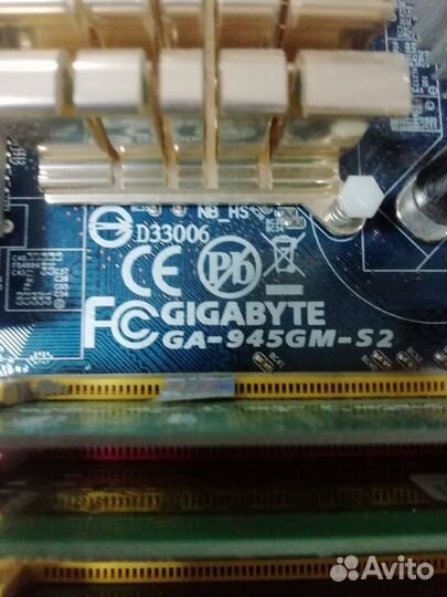 Материнская плата gigabyte GA-945GM-S2