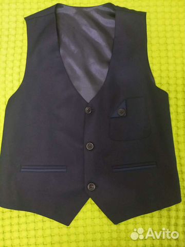 Жилетка для мальчика школьная 140