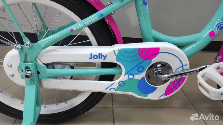 Велосипед детский для девочки 16 Stels Jolly мятн