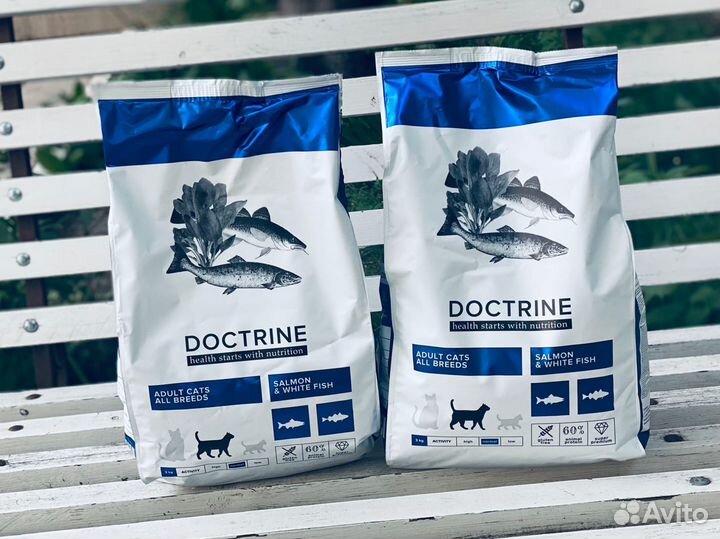 Doctrine, супер-премиальный корм для кошек и собак